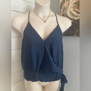 Women's Navy Wrap Top from Nordstrom